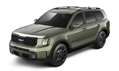 Дефлектор капота Aeroskin для Kia Telluride (2020–2025), хром Husky Liners — фото 3