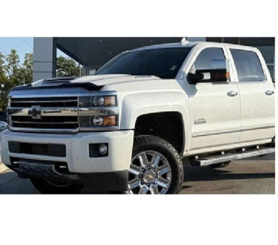 Дефлектор капота Aeroskin для Chevrolet Silverado 2500/3500 (2017–2019), тёмно-дымчатый Husky Liners — фото 3