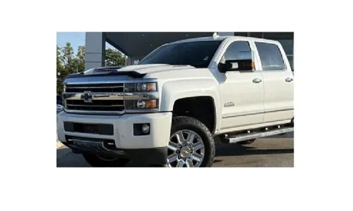 Дефлектор капота Aeroskin для Chevrolet Silverado 2500/3500 (2017–2019), тёмно-дымчатый Husky Liners — фото 3