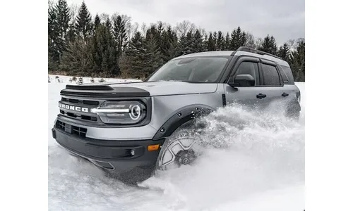 Дефлектор капота Aeroskin II для Ford Bronco Sport, текстурированный чёрный Husky Liners — фото 4