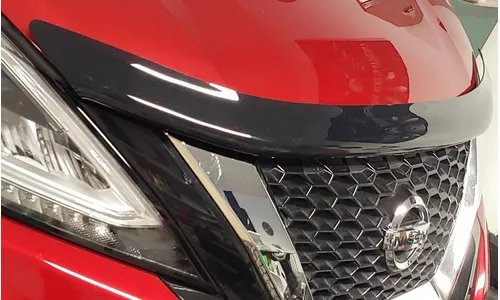 Дефлектор капота Hood Shield для Nissan Murano (2015–2024), высокий профиль, тёмно-дымчатый Husky Liners — фото 1