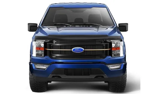 Дефлектор капота Aeroskin для Ford F-150 (2021–2026), тёмно-дымчатый Husky Liners — фото 2