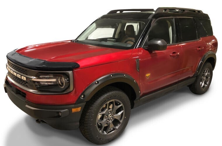 Дефлектор капота Hood Shield для Ford Bronco Sport, высокий профиль, тёмно-дымчатый Husky Liners — фото 4