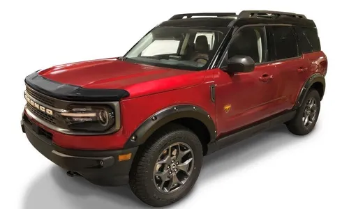 Дефлектор капота Hood Shield для Ford Bronco Sport, высокий профиль, тёмно-дымчатый Husky Liners — фото 4