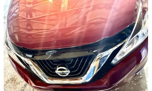 Дефлектор капота Aeroskin для Nissan Murano (2015–2024), тёмно-дымчатый Husky Liners — фото 1