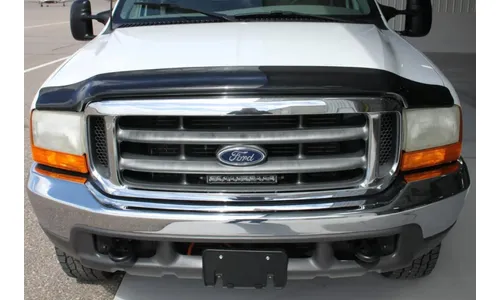 Дефлектор капота Hood Shield для Ford F-250/F-350/F-450 (1999–2007), F-550, высокий профиль, тёмно-дымчатый Husky Liners — фото 2