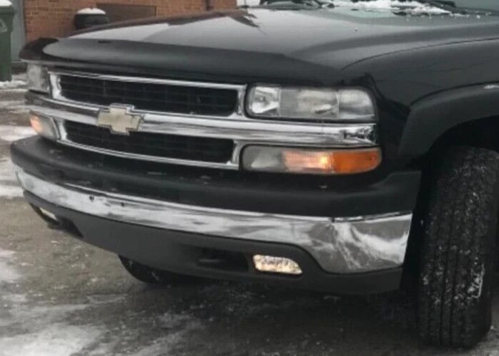 Дефлектор капота Hood Shield для Chevrolet Silverado 1500/2500 (1999–2002), Suburban (2000–2006), Tahoe, высокий профиль, тёмно-дымчатый Husky Liners — фото 6
