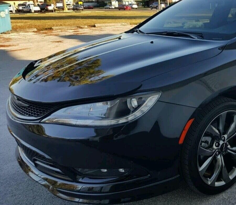 Дефлектор капота Hood Shield для Chrysler 200 (2015–2017), средний профиль, тёмно-дымчатый Husky Liners — фото 4