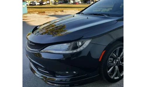 Дефлектор капота Hood Shield для Chrysler 200 (2015–2017), средний профиль, тёмно-дымчатый Husky Liners — фото 4