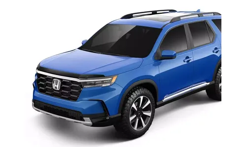 Дефлектор капота Aeroskin для Honda Pilot (2023–2025), тёмно-дымчатый Husky Liners — фото 1