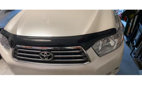 Дефлектор капота Hood Shield для Toyota Highlander (2008–2010), высокий профиль, тёмно-дымчатый Husky Liners — фото 1