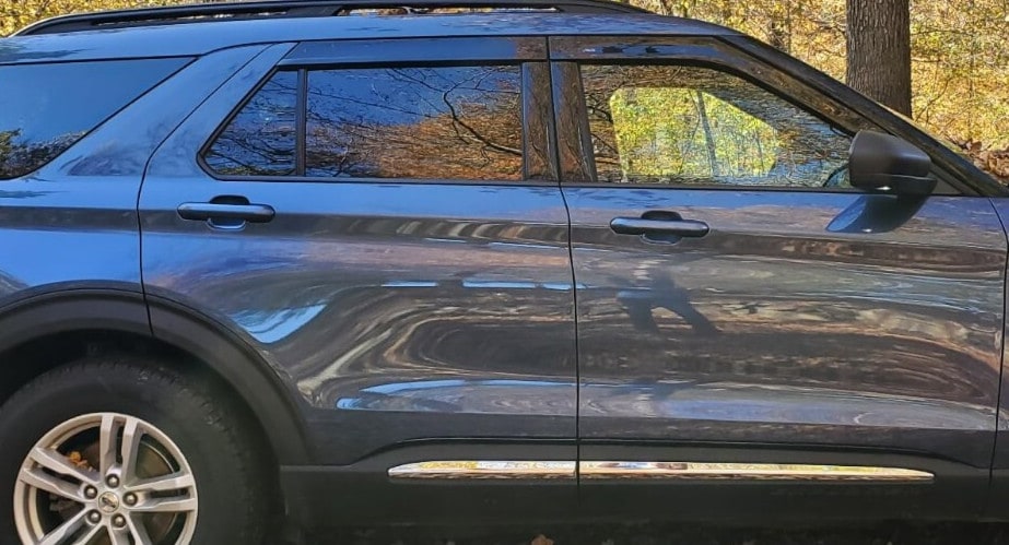 Дефлекторы боковых окон Low Profile Ventvisor для Ford Explorer VI, тёмно-дымчатые Husky Liners — фото 5