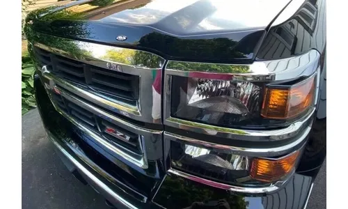 Дефлектор капота Aeroskin для Chevrolet Silverado 1500 (2014–2015), тёмно-дымчатый Husky Liners — фото 7