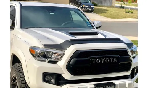 Дефлектор капота Aeroskin II для Toyota Tacoma III, текстурированный чёрный Husky Liners — фото 2