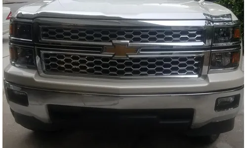 Дефлектор капота Aeroskin для Chevrolet Silverado 1500 (2014–2015), хром Husky Liners — фото 3