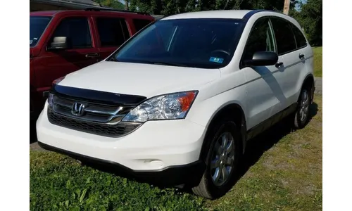 Дефлектор капота Hood Shield для Honda CR-V (2010–2011), высокий профиль, тёмно-дымчатый Husky Liners — фото 3