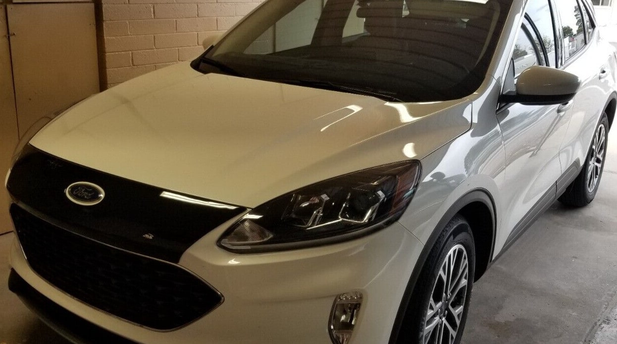 Дефлектор капота Aeroskin для Ford Escape (2020–2022), тёмно-дымчатый Husky Liners — фото 3