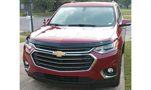 Дефлектор капота Hood Shield для Chevrolet Traverse (2018–2023), Traverse Limited (2024), средний профиль, тёмно-дымчатый Husky Liners — фото 6