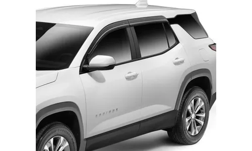 Дефлекторы боковых окон Low Profile Ventvisor для Chevrolet Equinox (2025–2026), тёмно-дымчатые Husky Liners — фото 1