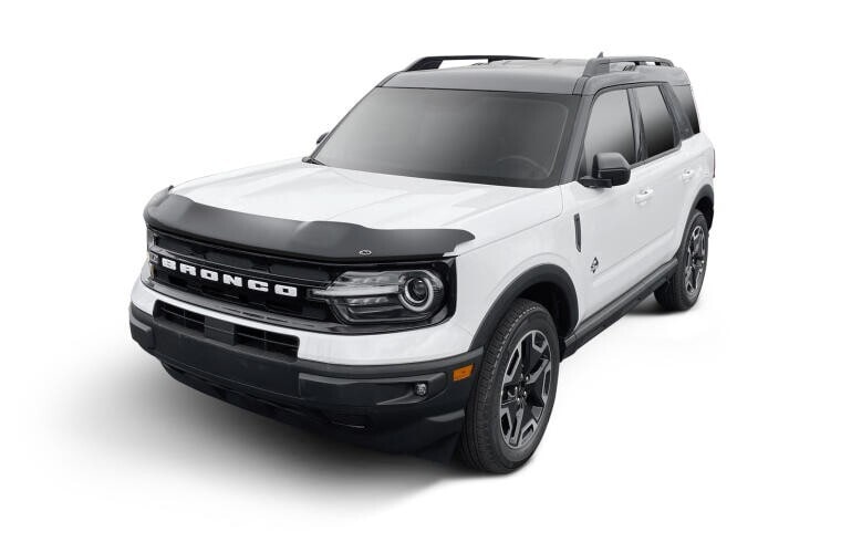 Дефлектор капота Hood Shield для Ford Bronco Sport, высокий профиль, тёмно-дымчатый Husky Liners — фото 3