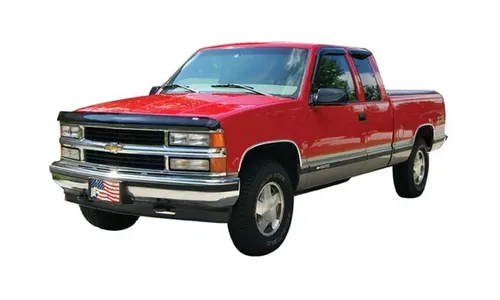 Дефлектор капота Hood Shield для Chevrolet Blazer (1988–2000), C/K Pickup 1500, C/K Pickup 2500, Suburban, Tahoe, GMC Yukon, высокий профиль, тёмно-дымчатый Husky Liners — фото 3