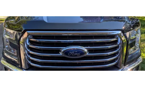 Дефлектор капота Aeroskin для Ford F-150 (2015–2020), тёмно-дымчатый Husky Liners — фото 1