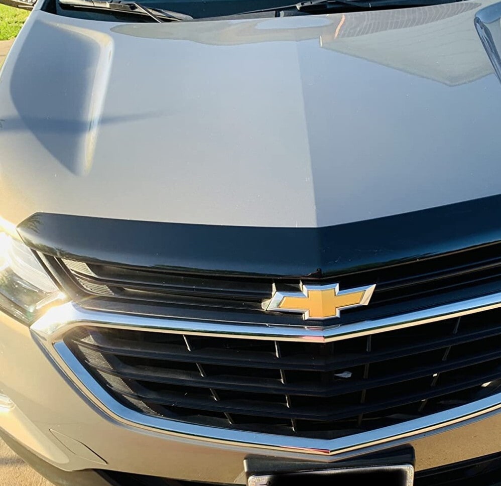 Дефлектор капота Aeroskin для Chevrolet Equinox (2018–2024), тёмно-дымчатый Husky Liners — фото 4