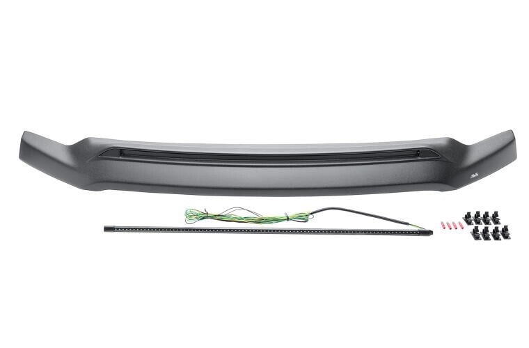 Дефлектор капота Aeroskin Lightshield PRO для Toyota Land Cruiser (2024–2026), матовый чёрный Husky Liners — фото 3