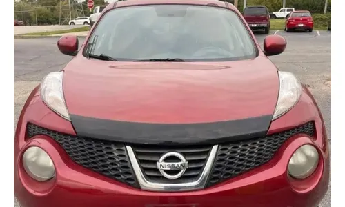 Дефлектор капота Aeroskin для Nissan Juke (2011–2017), тёмно-дымчатый Husky Liners — фото 1