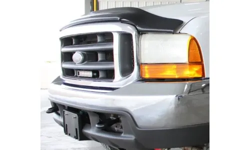 Дефлектор капота Hood Shield для Ford F-250/F-350/F-450 (1999–2007), F-550, высокий профиль, тёмно-дымчатый Husky Liners — фото 3