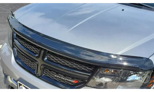 Дефлектор капота Hood Shield для Dodge Journey (2009–2020), высокий профиль, тёмно-дымчатый Husky Liners — фото 3