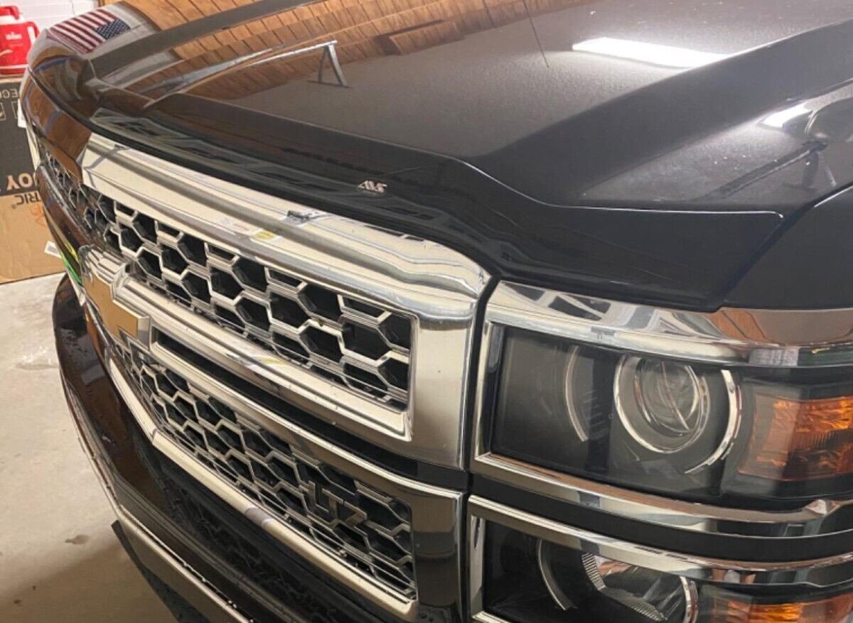 Дефлектор капота Aeroskin для Chevrolet Silverado 1500 (2014–2015), тёмно-дымчатый Husky Liners — фото 3