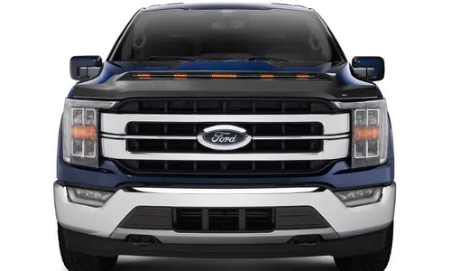 Дефлектор капота Aeroskin Lightshield PRO для Ford F-150 (2024–2026), матовый чёрный Husky Liners — фото 1
