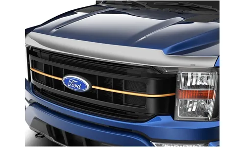 Дефлектор капота Aeroskin для Ford F-150 (2021–2026), хром Husky Liners — фото 1
