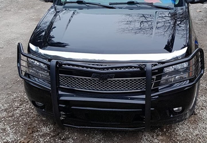 Дефлектор капота Aeroskin для Chevrolet Avalanche (2007–2013), Suburban (2007–2014), Tahoe, хром Husky Liners — фото 3