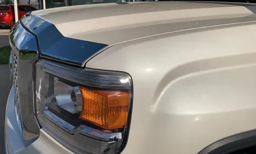 Дефлектор капота Aeroskin для GMC Sierra 1500 (2014–2019), хром Husky Liners — фото 2
