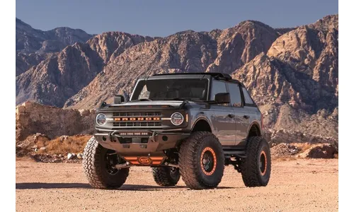 Дефлектор капота Aeroskin Lightshield PRO для Ford Bronco VI, матовый чёрный Husky Liners — фото 4