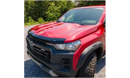 Дефлектор капота Aeroskin для Chevrolet Colorado III, тёмно-дымчатый Husky Liners — фото 4