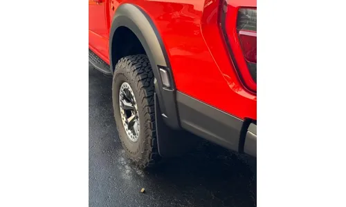 Брызговики задние Custom Molded для Ford F-150 Raptor Crew (2021–2026), текстурированные чёрные Husky Liners — фото 2