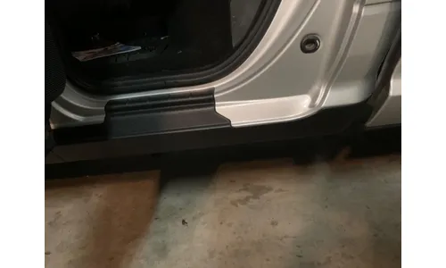 Защитные накладки порогов Truck Rocker Panel для Ford F-150 (2021–2026), F-250/F-350 (2023–2026), матовые чёрные Husky Liners — фото 1