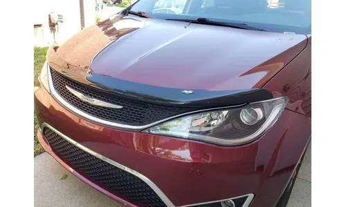Дефлектор капота Hood Shield для Chrysler Pacifica (2017–2026), высокий профиль, тёмно-дымчатый Husky Liners — фото 3