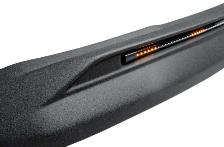 Дефлектор капота Aeroskin Lightshield PRO для Chevrolet Silverado 1500 (2019–2026), матовый чёрный Husky Liners — фото 4