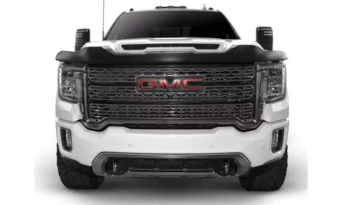 Дефлектор капота Hood Shield для GMC Sierra 2500/3500 (2020–2023), высокий профиль, тёмно-дымчатый Husky Liners — фото 1