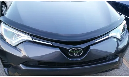 Дефлектор капота Hood Shield для Toyota RAV4 (2013–2018), средний профиль, тёмно-дымчатый Husky Liners — фото 2
