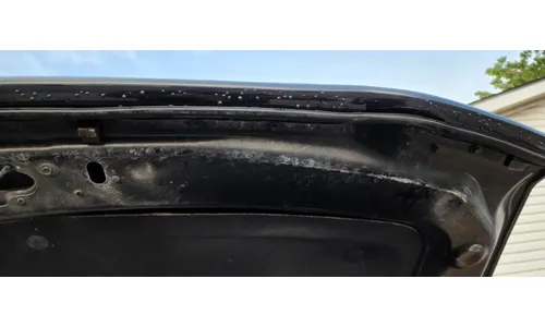 Дефлектор капота Hood Shield для Chevrolet Silverado 1500 (2016–2019), высокий профиль, тёмно-дымчатый Husky Liners — фото 4