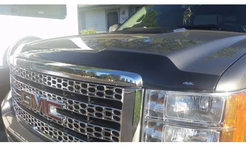 Дефлектор капота Aeroskin для GMC Sierra 2500/3500 (2011–2014), тёмно-дымчатый Husky Liners — фото 3