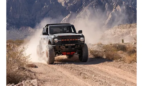 Дефлектор капота Aeroskin Lightshield PRO для Ford Bronco VI, матовый чёрный Husky Liners — фото 5