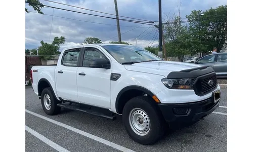 Дефлектор капота Aeroskin II для Ford Ranger (2019–2023), текстурированный чёрный Husky Liners — фото 4