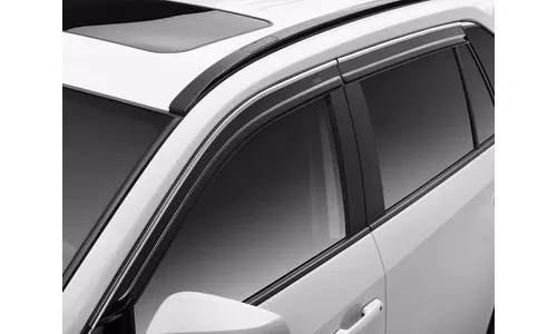 Дефлекторы боковых окон Low Profile Ventvisor для Toyota RAV4 V, дымчатые с хромированной окантовкой Husky Liners — фото 2