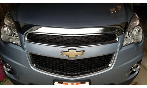 Дефлектор капота Aeroskin для Chevrolet Equinox (2010–2017), хром Husky Liners — фото 4